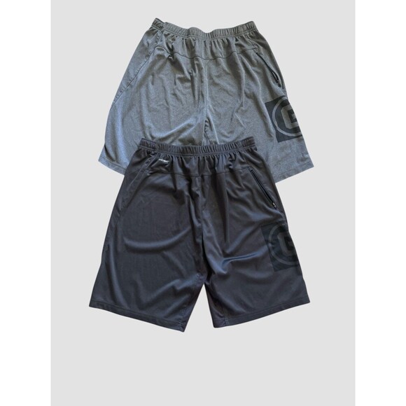 Lot of 2 Mens Reebok CrossFit Speedwick Athletic Shorts Medium Black Gray - Picture 4 of 6